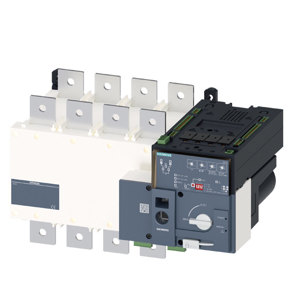 Equipamento de comutação de transferência Siemens 3KC8446-0EA22-0GA3 3KC ATSE 4 polos RTSE/ATSE 630A