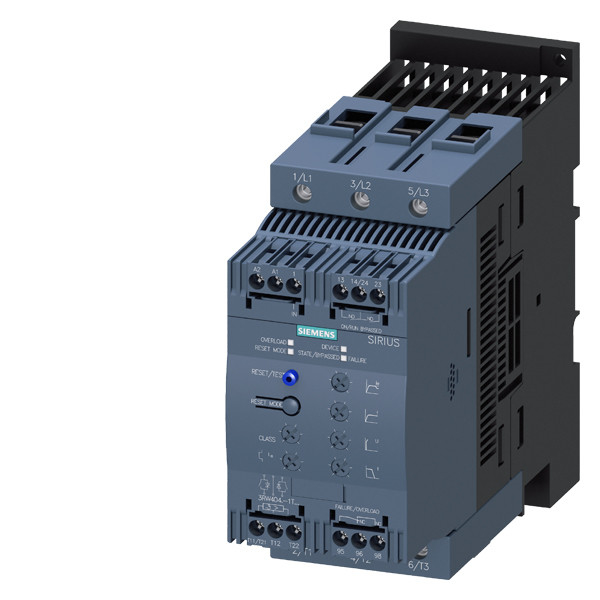 Siemens 3RW4047-1TB04 55kw 3RW40 Soft Starter com Bypass e Proteção do Motor do Termistor Tamanho S3
