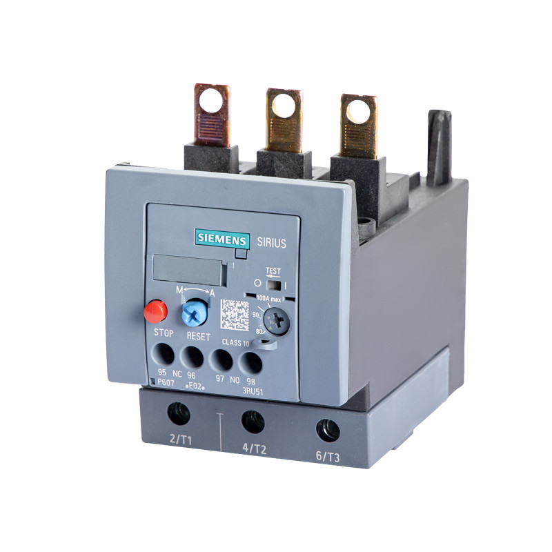 Siemens 3RU5146-4HB0 Relé de sobrecarga 80 100 A Tamanho S3 Classe 10 Relé de tensão selado