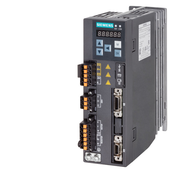 200 V 0,40 kW SINAMICS V90 Conversor LI PROFINET FSB 6SL3210-5FB10-2UF2 da Siemens